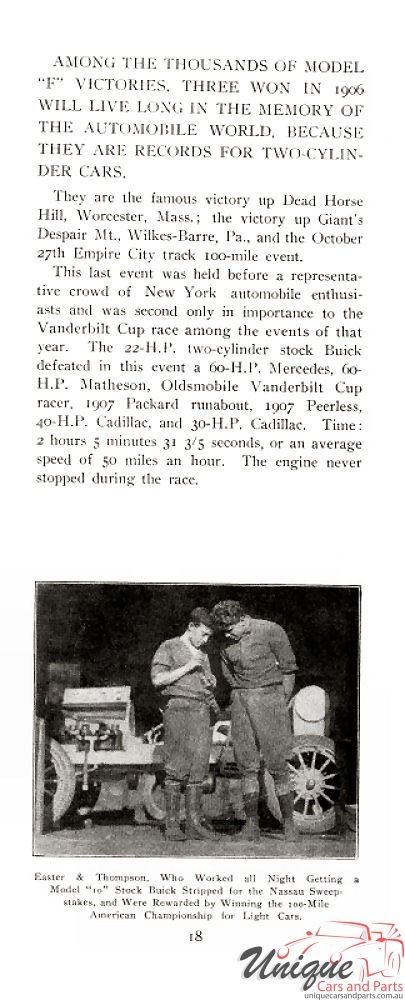 1908 Buick Victories Brochure Page 8